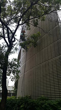 台新建國北路大樓外牆清洗(中山區)