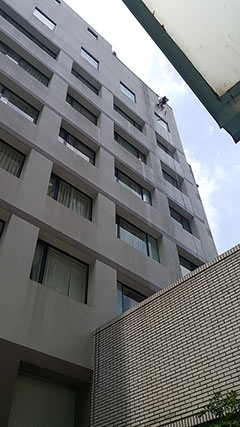 台北大樓外牆清洗-台新八德(松山區)